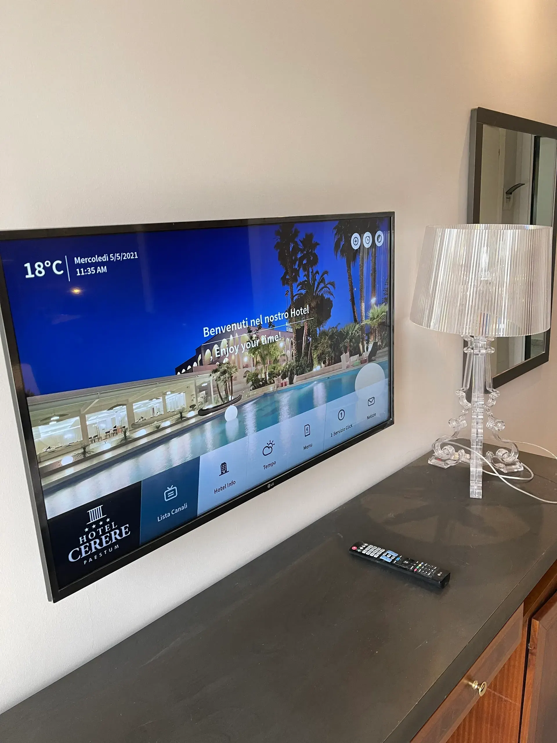 Hotel tv — Mec Paestum Hotel
